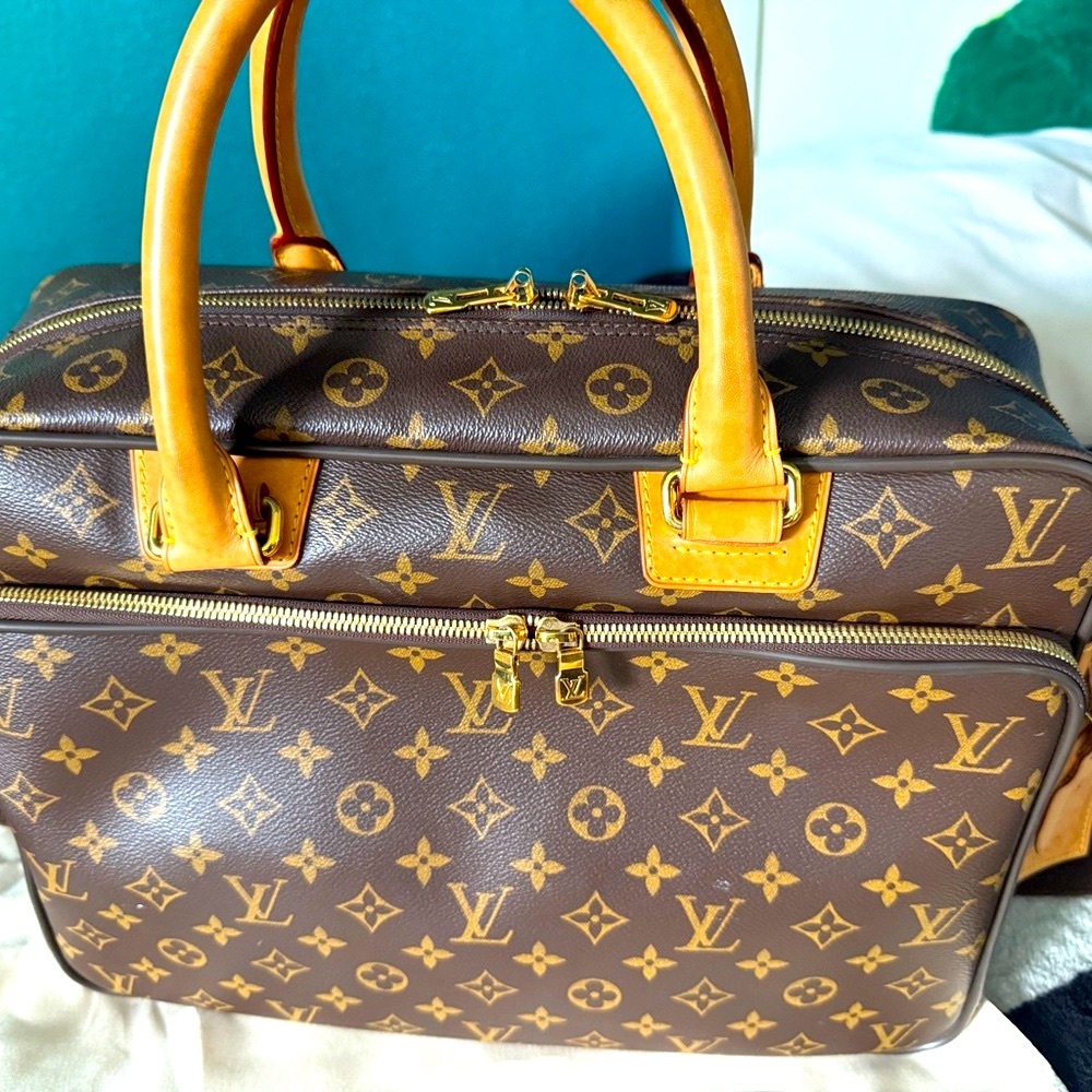 Brown Monogram Briefcase Bag